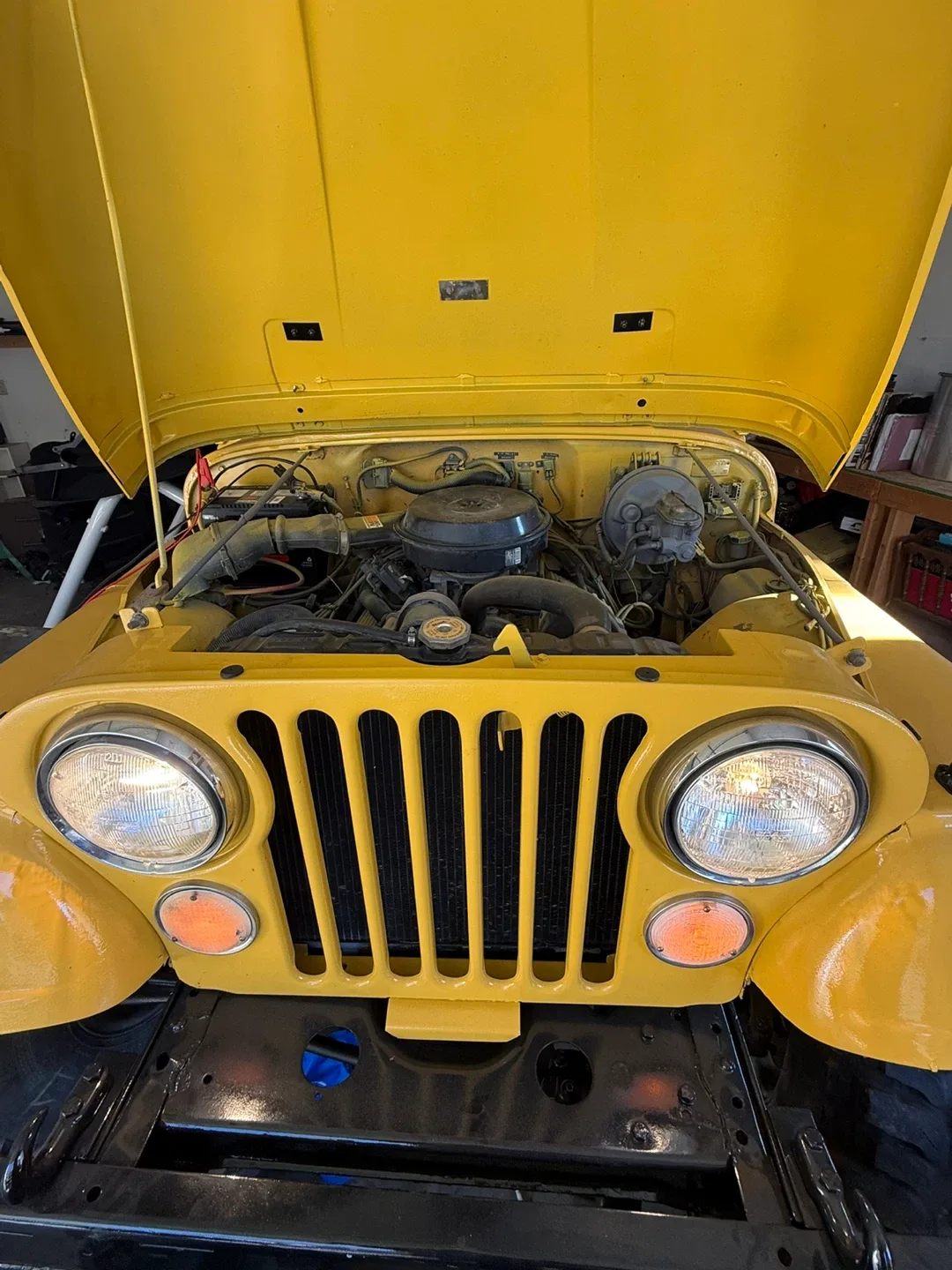 Vintage Yellow Jeep CJ-5 image indicator(4)