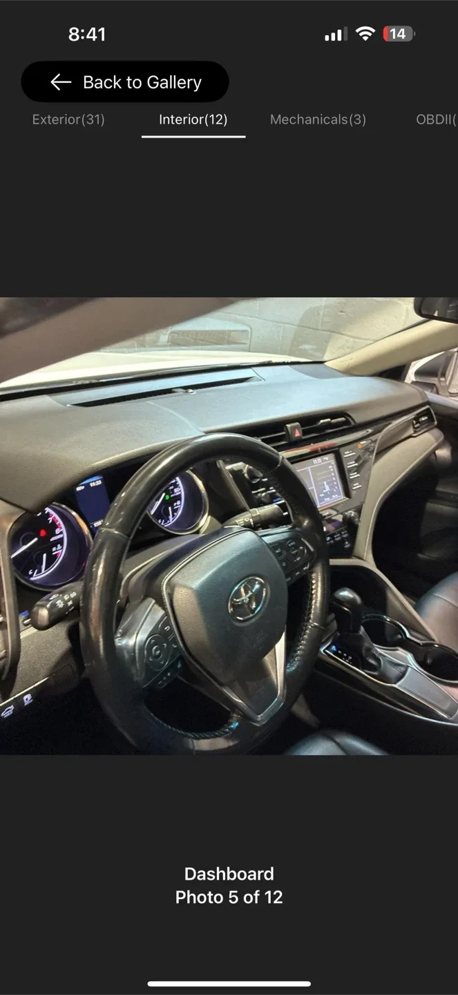 2020 Toyota Camry - White Sedan image indicator(4)