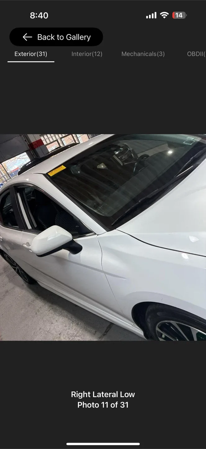 2020 Toyota Camry - White Sedan image indicator(8)