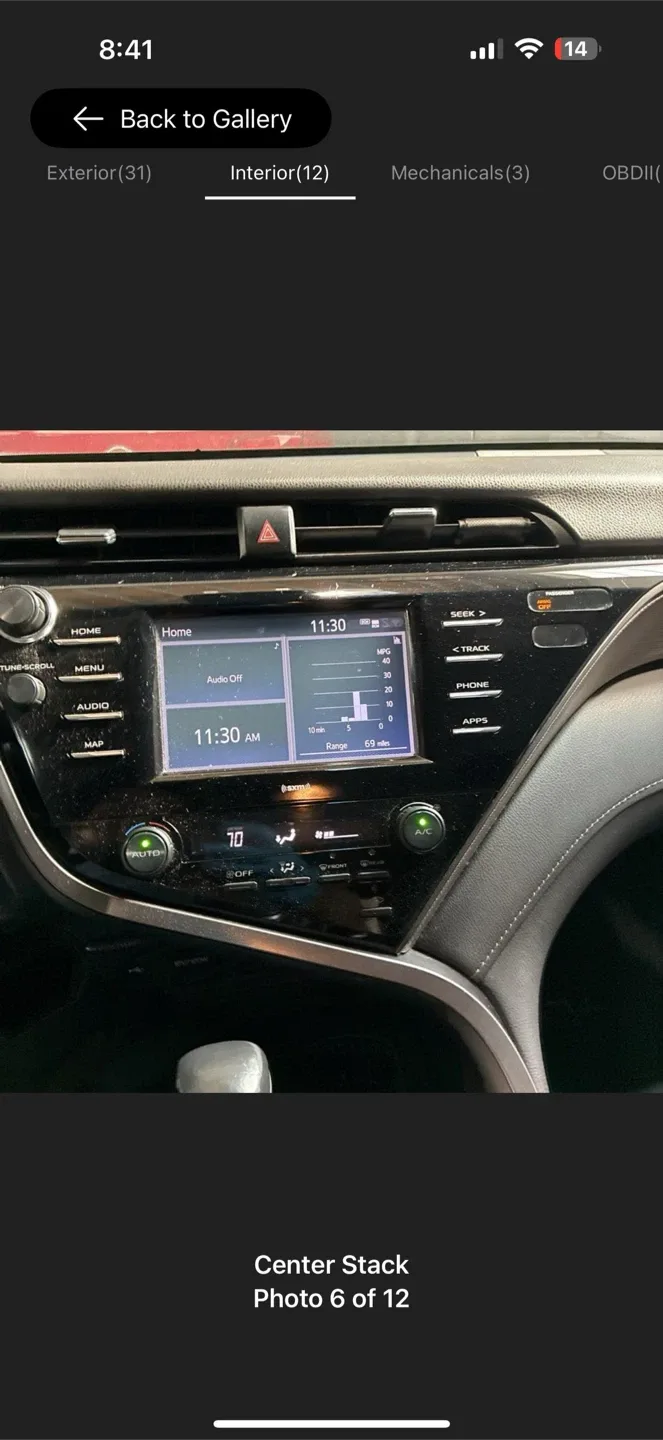 2020 Toyota Camry - White Sedan image indicator(7)