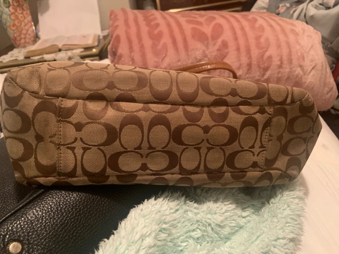 Coach Signature Print Handbag image indicator(4)