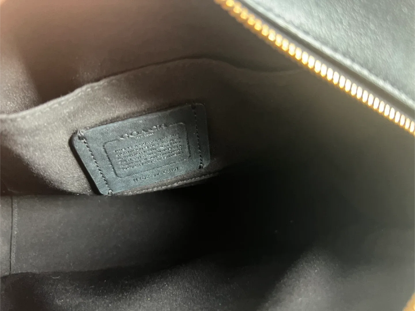 Coach Black Leather Shoulder Bag Very Elegant image indicator(6)