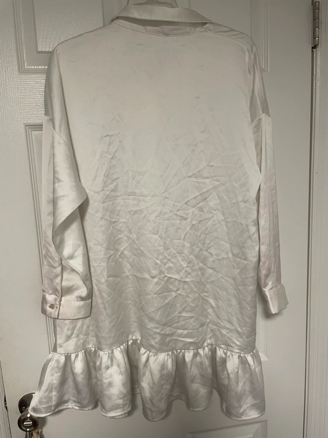 Zara White XXL Shirt Dress - photo 2