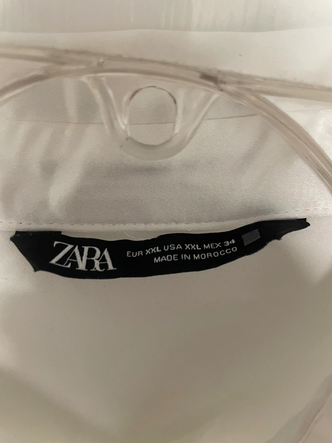 Zara White XXL Shirt Dress - photo 3