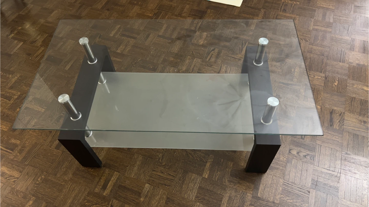 Glass Top Coffee Table