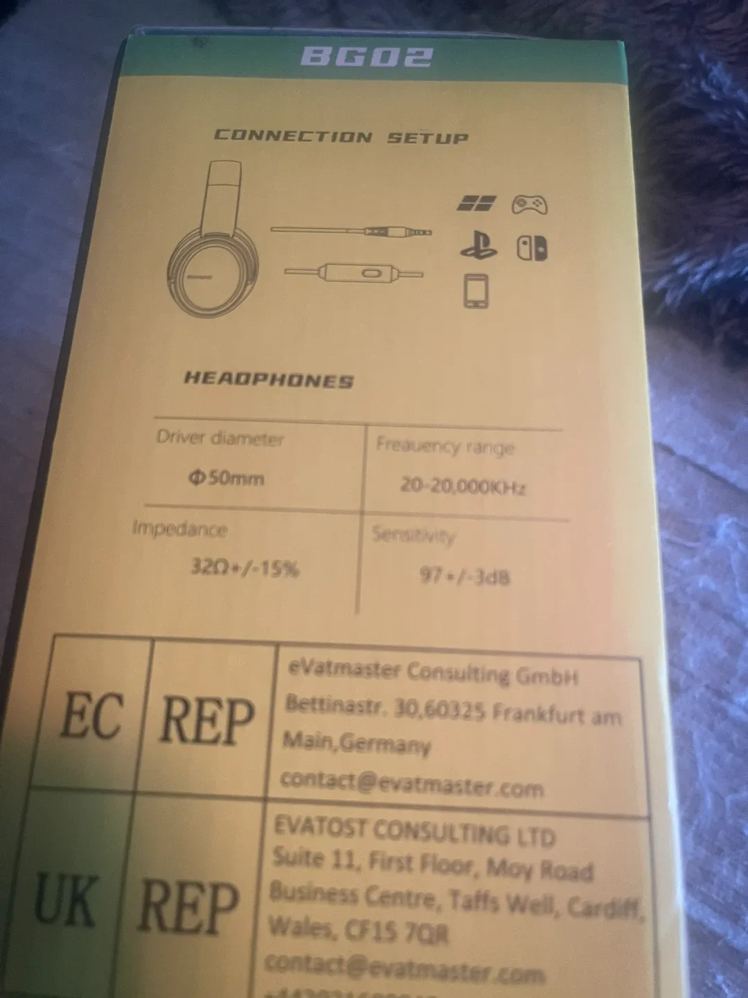 BINNUNE BG02 Gaming Headset - Like New! image indicator(3)