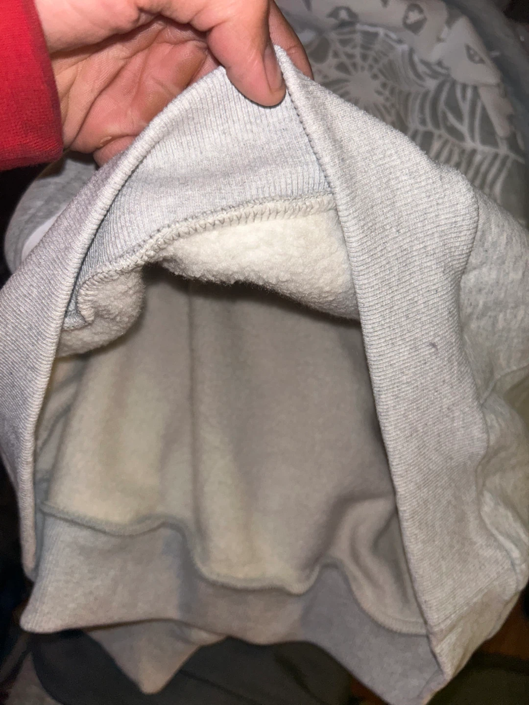 Sp5der OG Web Heather Grey Hoodie (Size L) - photo 5