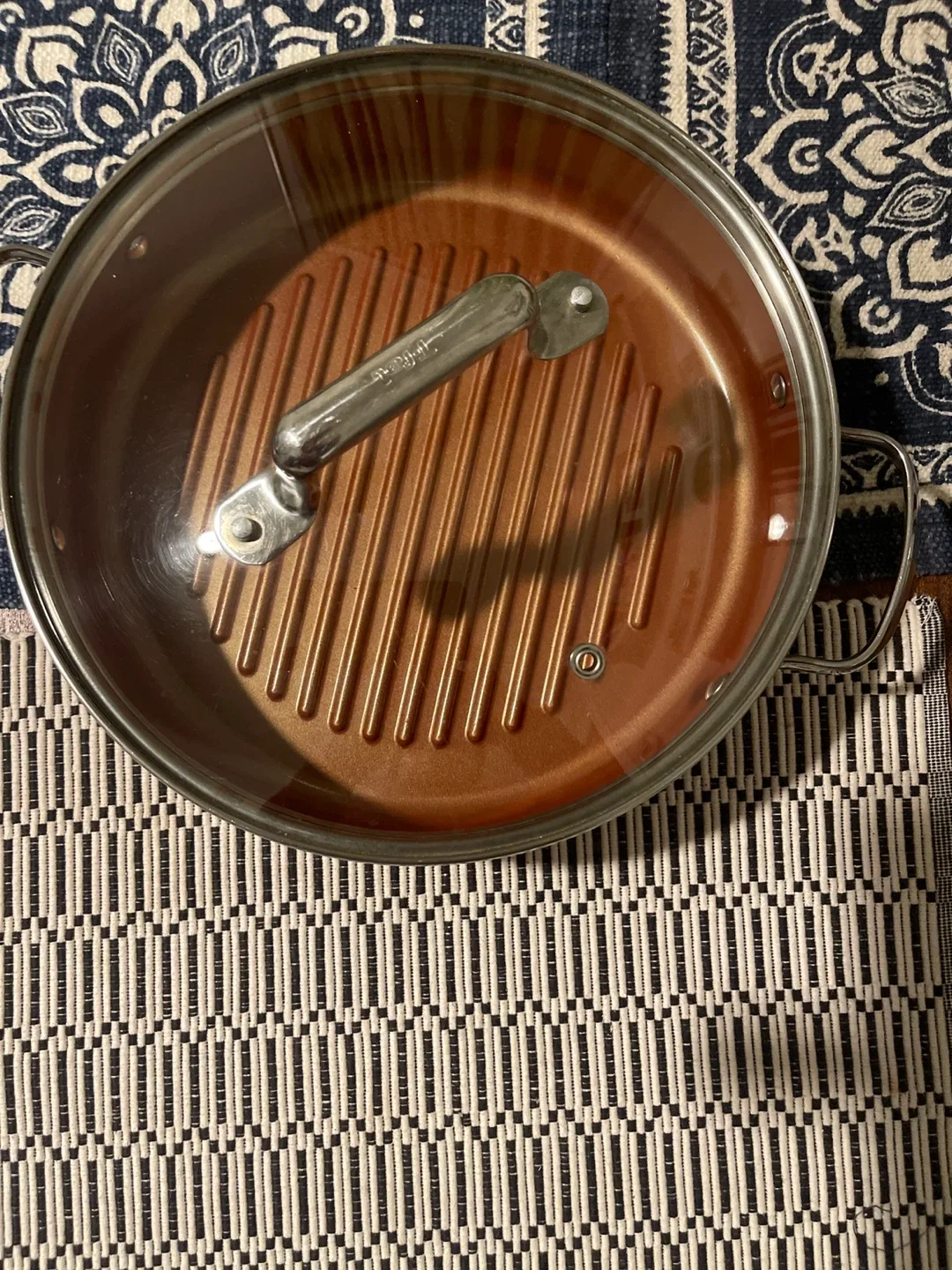 Copper Chef Grill Pan with Lid