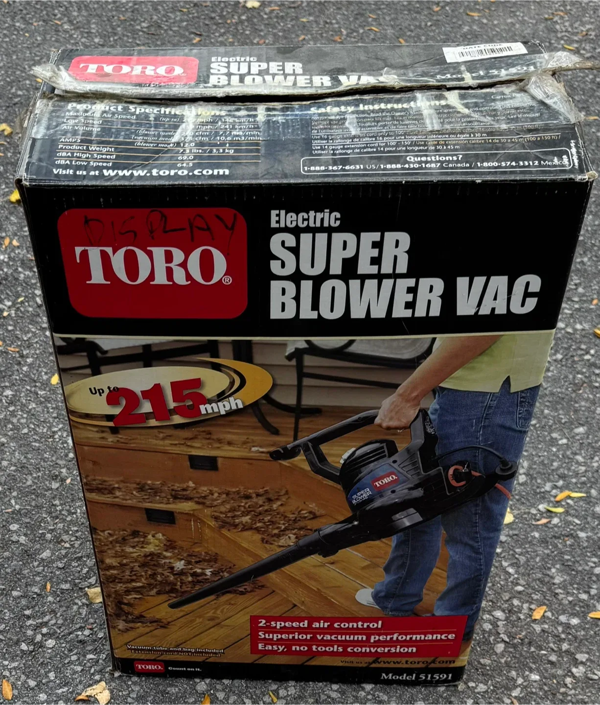 Toro Super Blower Vac 51591 image indicator(3)
