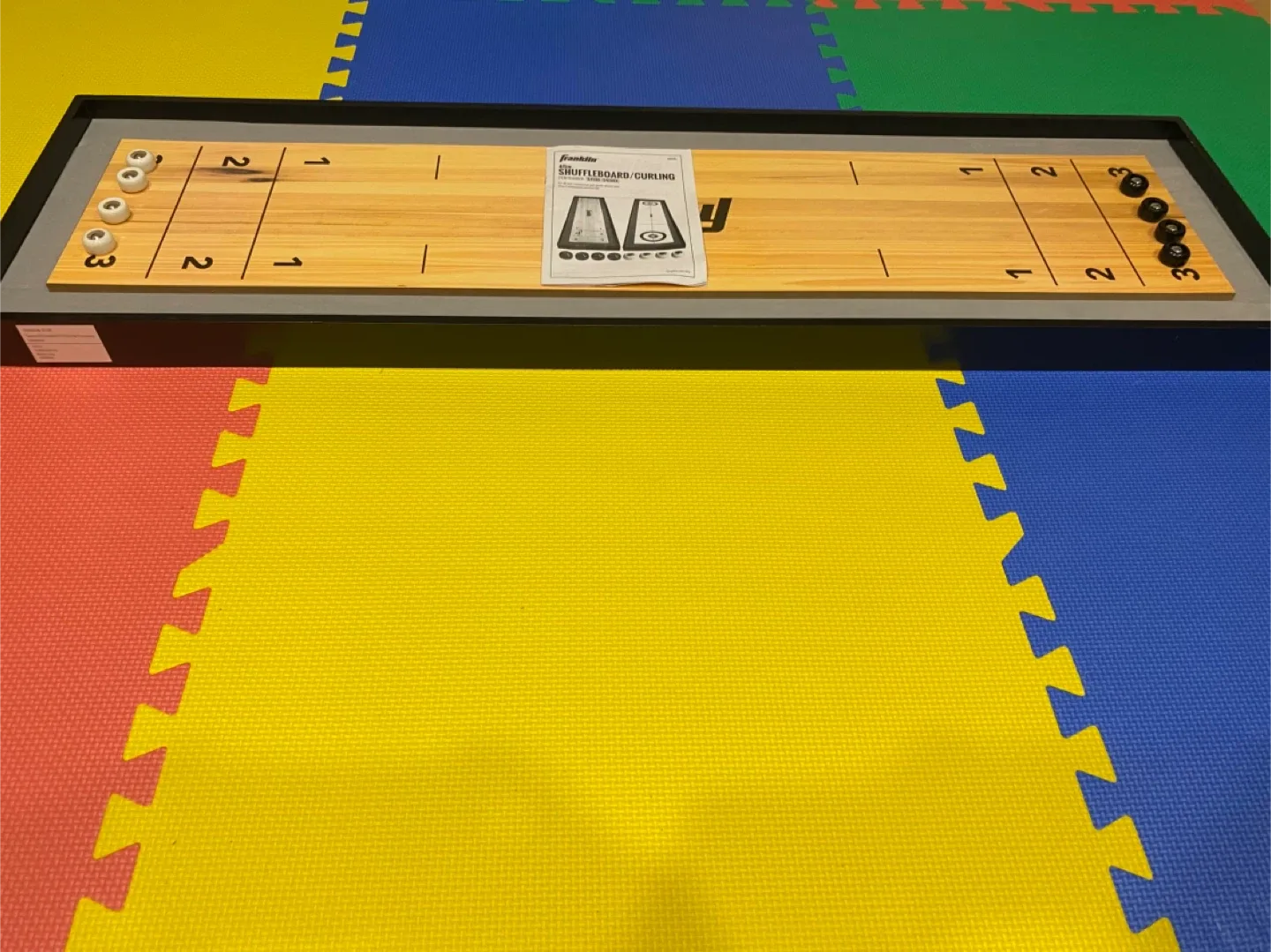 Franklin Sports 2-in-1 Shuffleboard Curling Game image indicator(2)