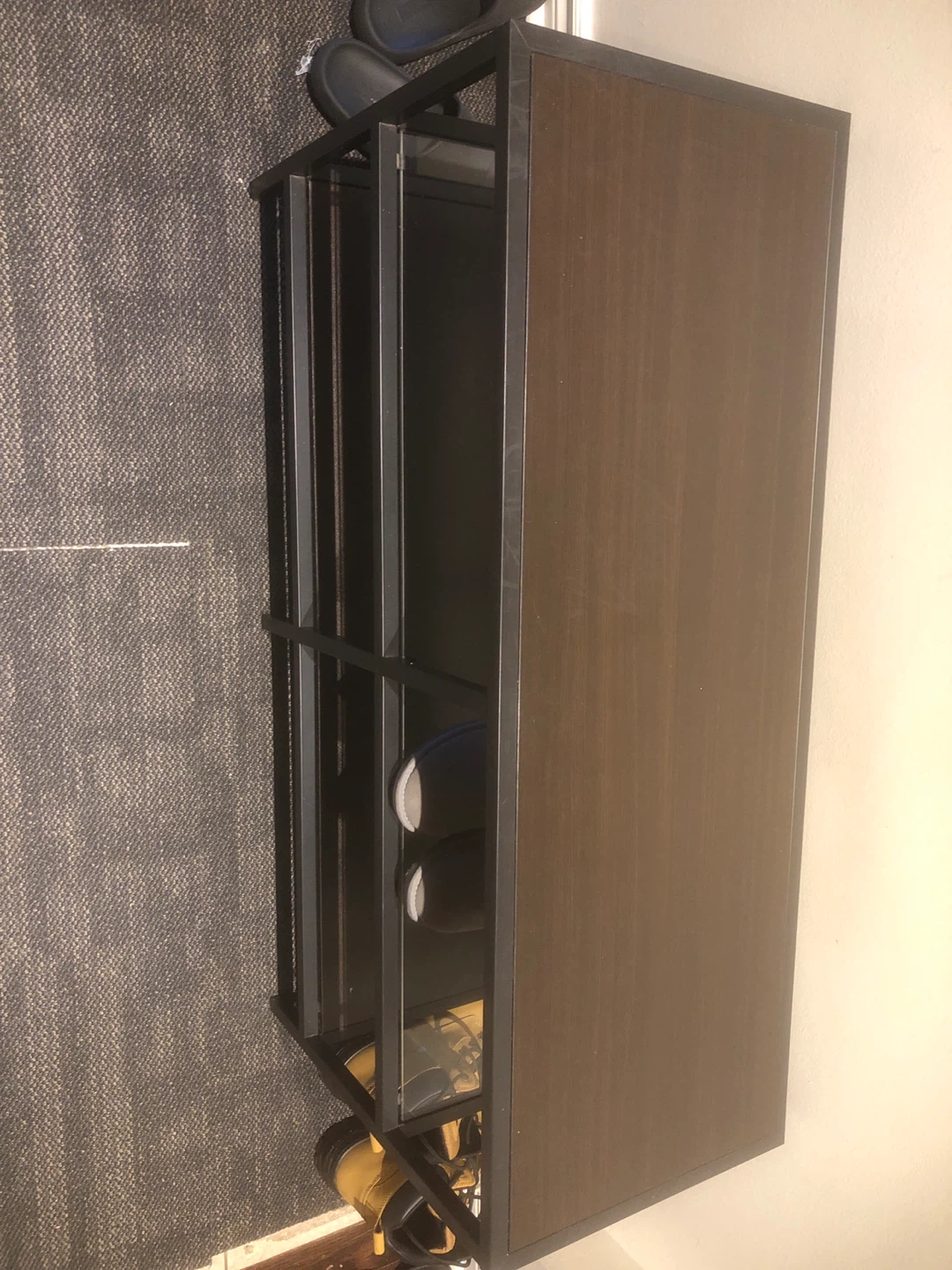 Brown & Black Shoe Rack - photo 3