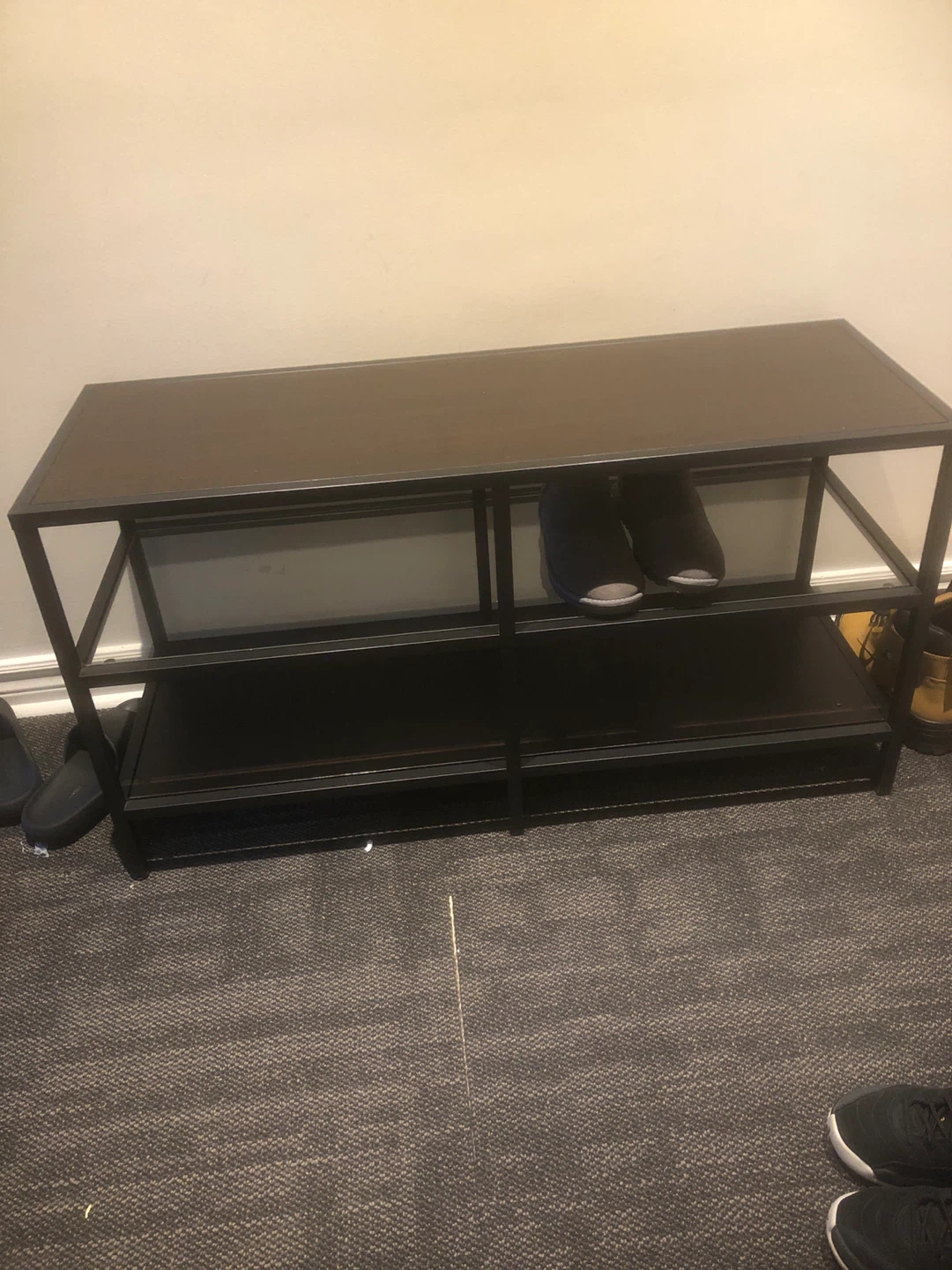 Brown & Black Shoe Rack - photo 2