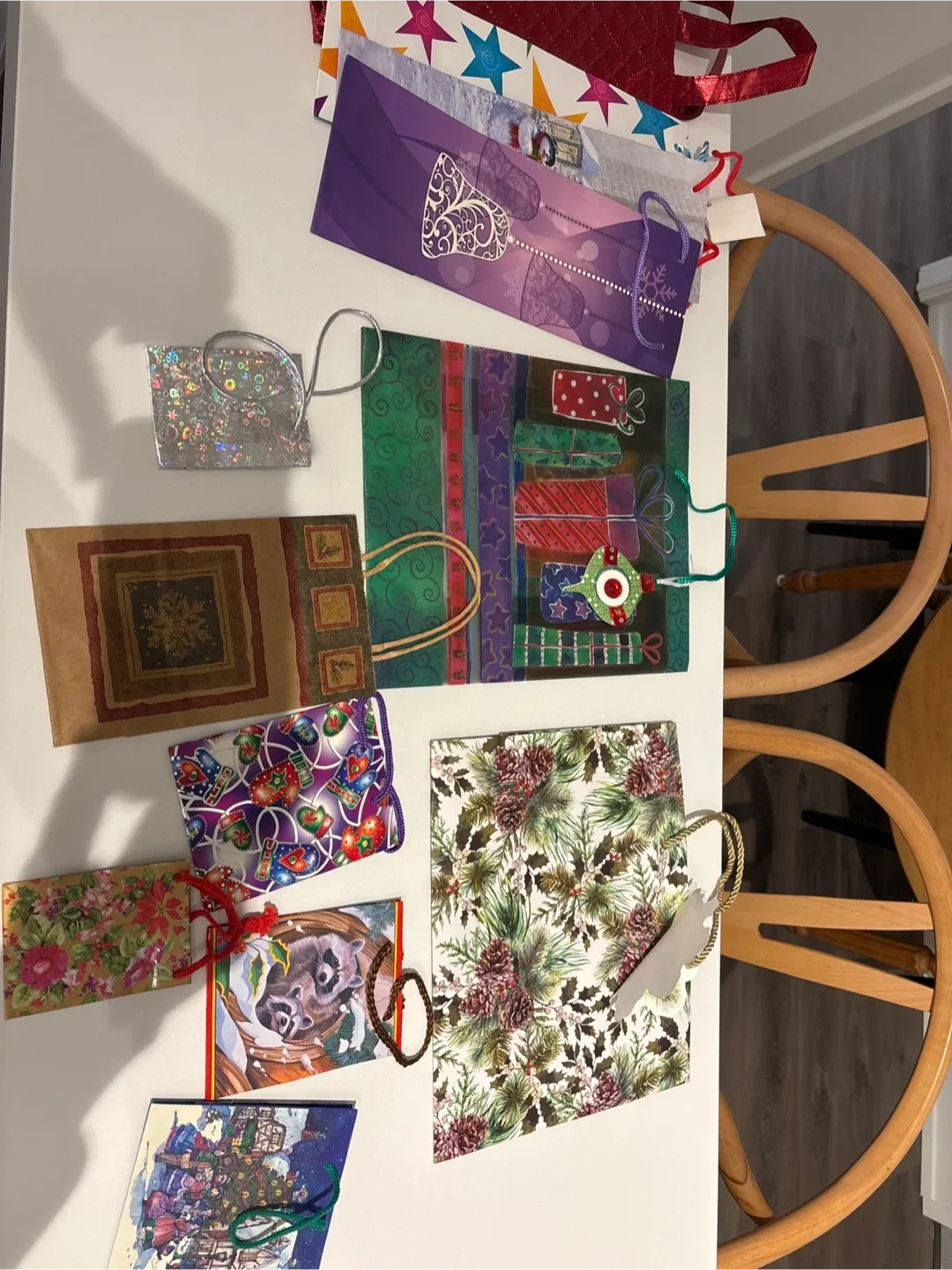 Assorted Decorative Gift Bags - Various Sizes