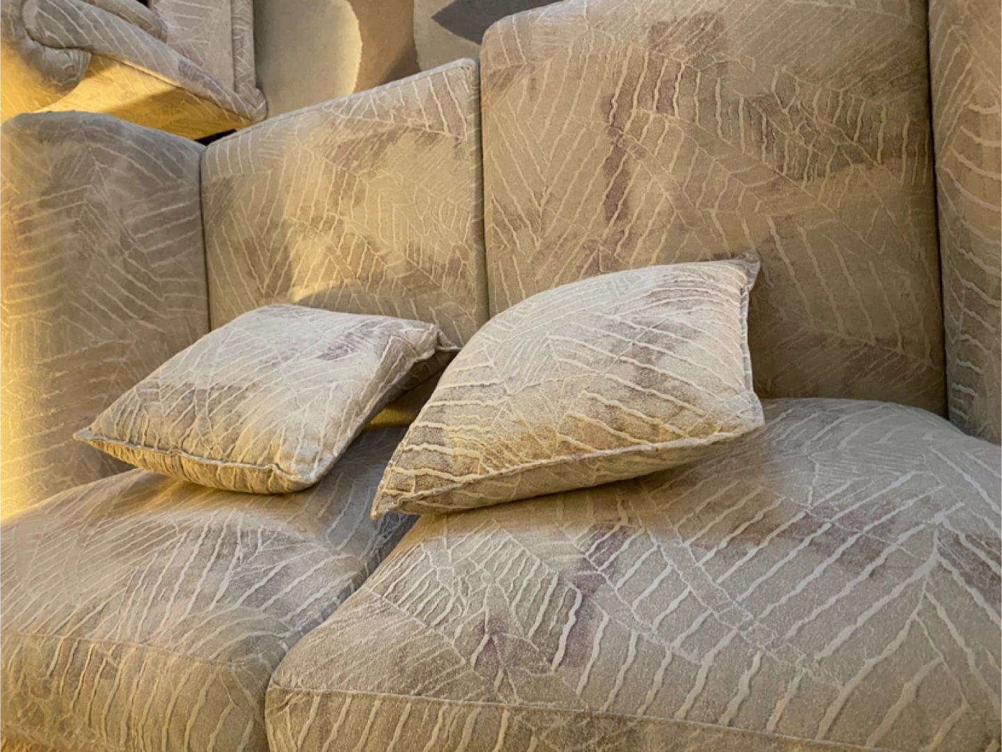 Patterned Sofa and Loveseat Set - photo 3
