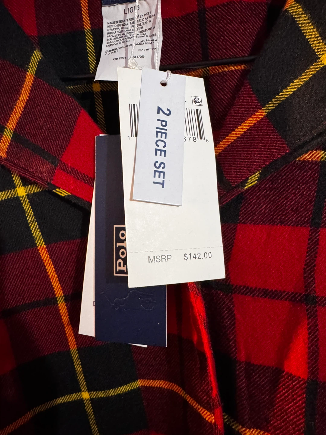 Polo Ralph Lauren L/G Plaid Pajama Set - photo 4