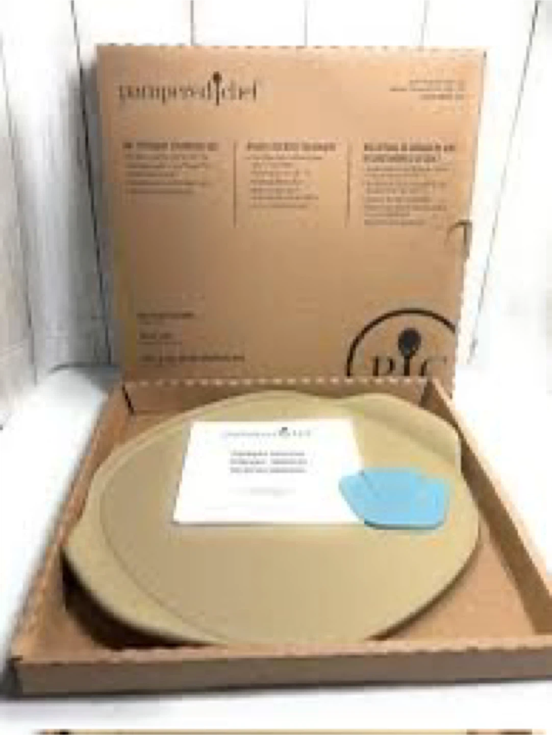 Pampered Chef Round Stone. Brand new in with Box - photo 2
