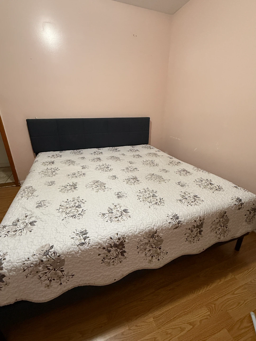 King size bed frame and mattress