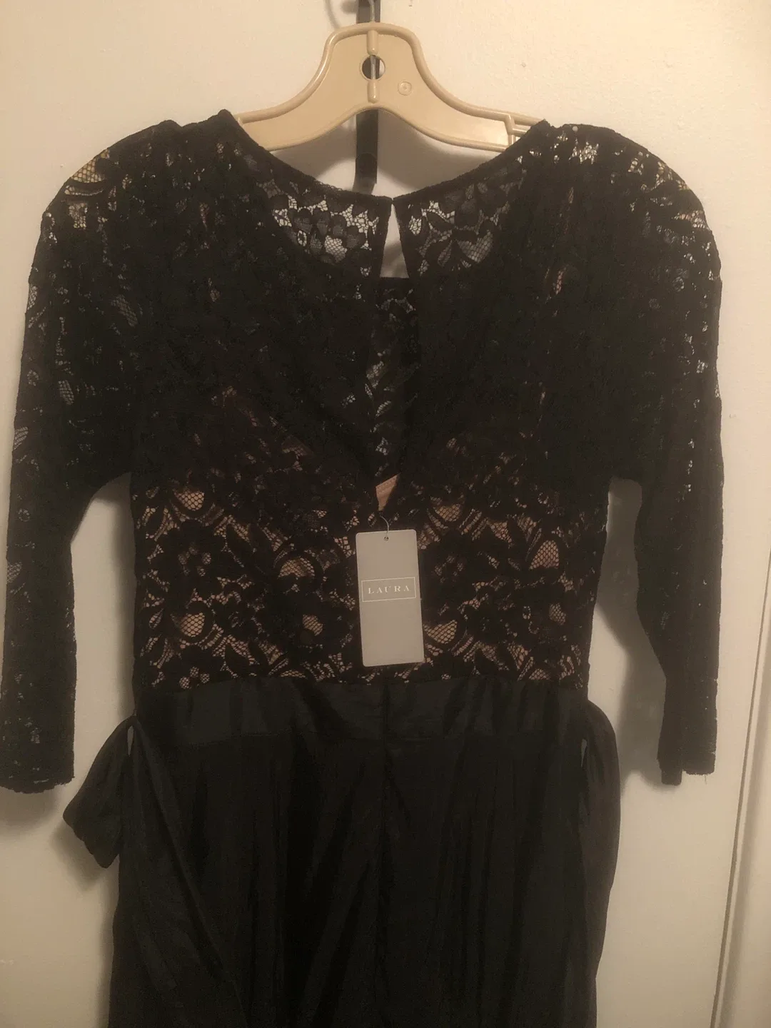 Laura Black Lace Dress - Size 10 image indicator(6)