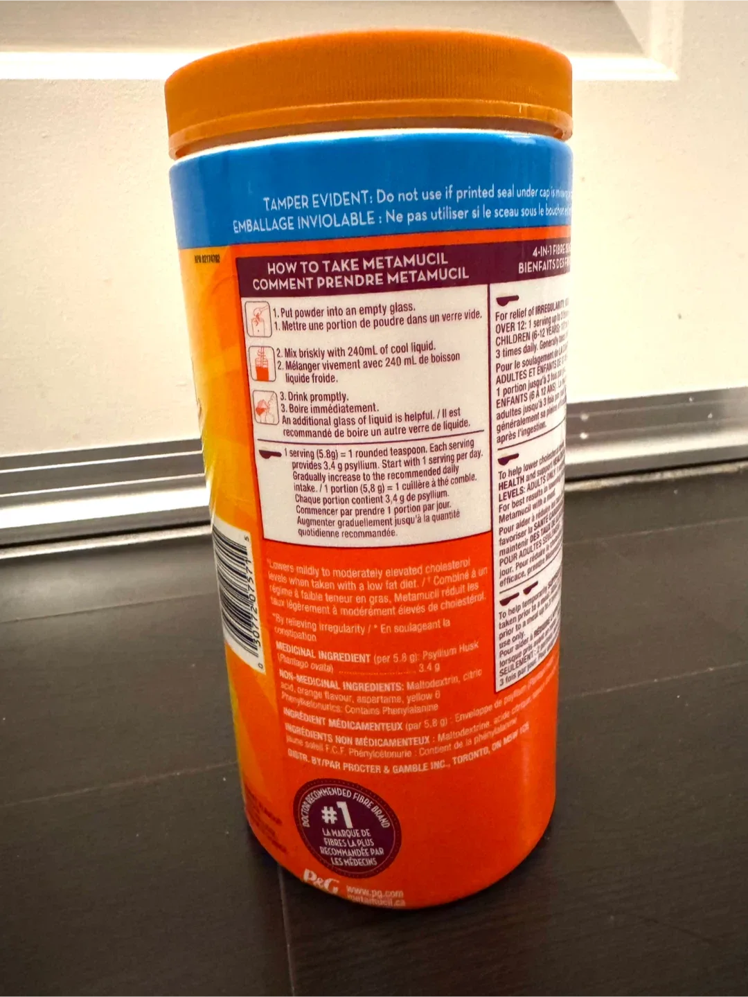 Meta Mucil 4-in-1 Fibre Therapy - 662g image indicator(2)