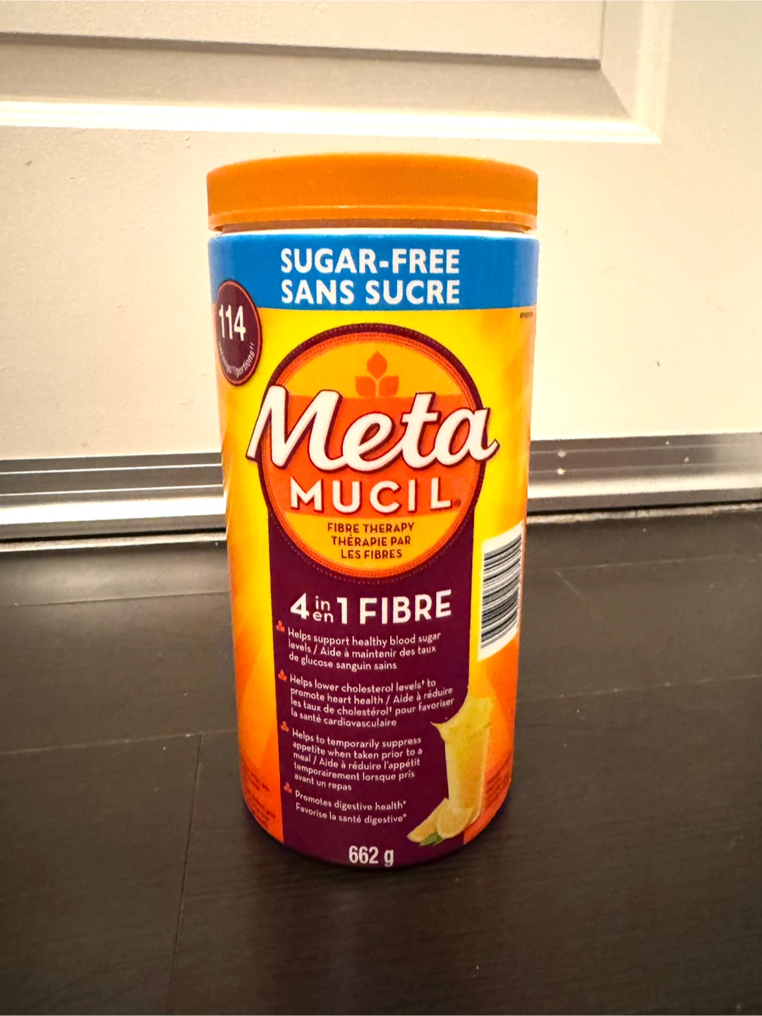 Meta Mucil 4-in-1 Fibre Therapy - 662g