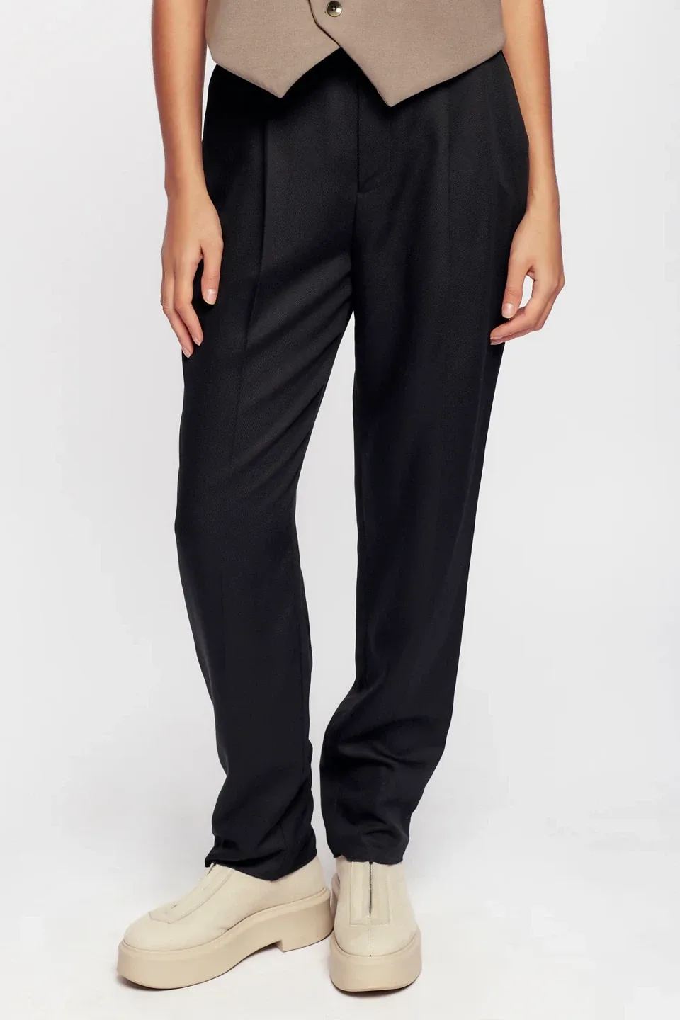 KOTN Women's Port Trouser - Black, Size 26 thumbnail