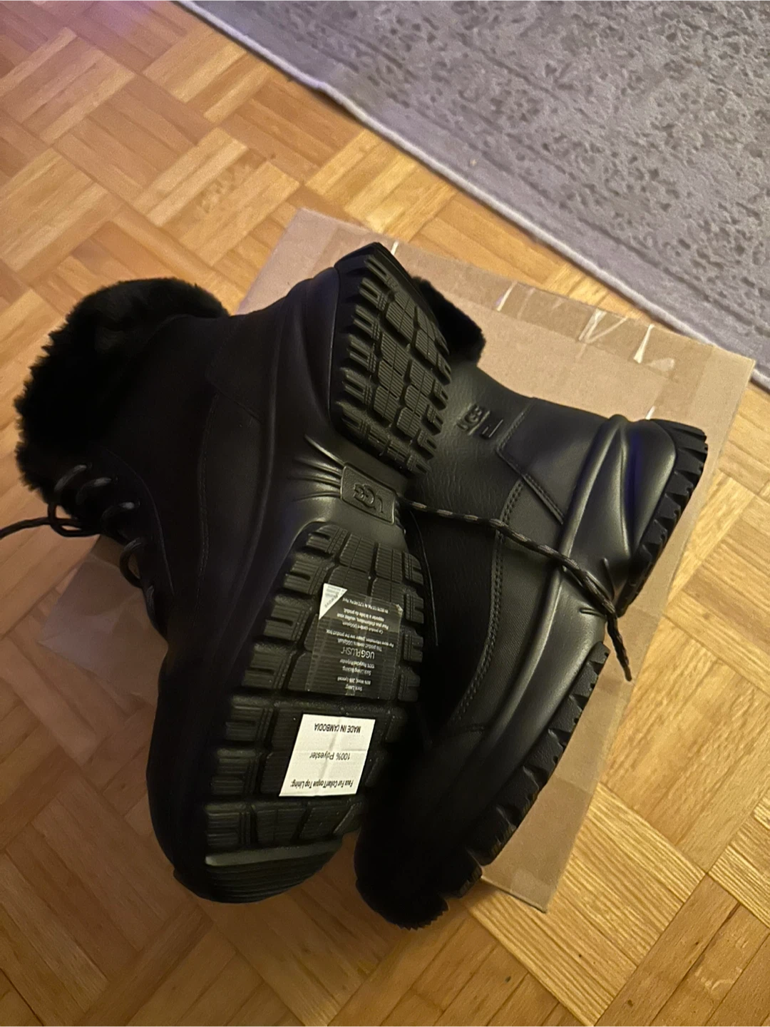 UGG Women's Adirondack III Black Boots - photo 4