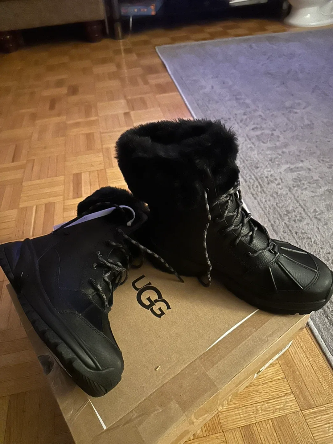 UGG Women's Adirondack III Black Boots image indicator(3)