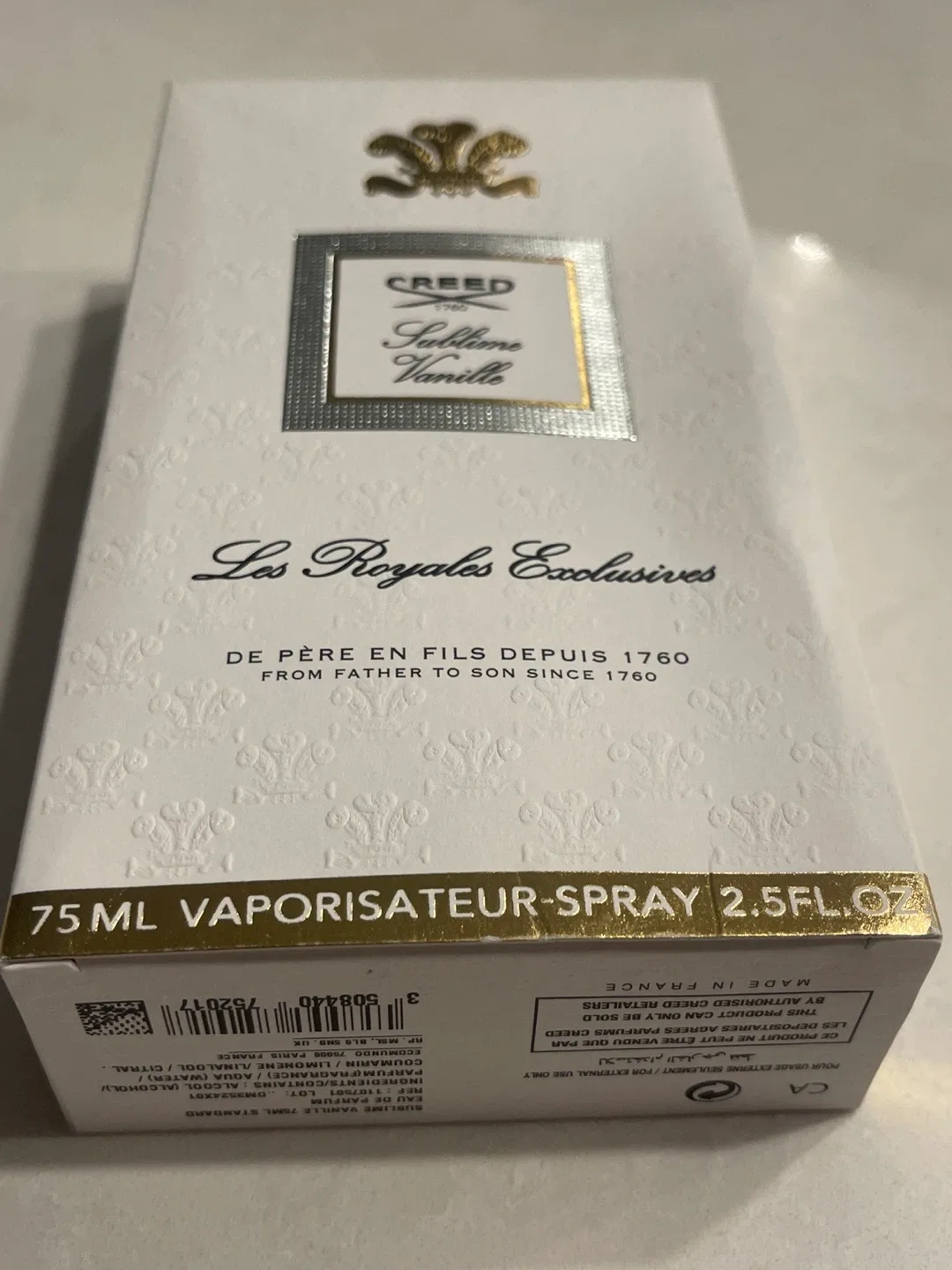 Creed Sublime Vanille 75ml EDP Les Royales Exclusives - Perfume image indicator(4)