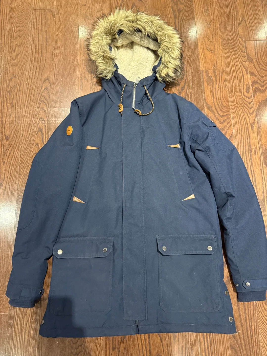 Quicksilver Blue Winter Parka