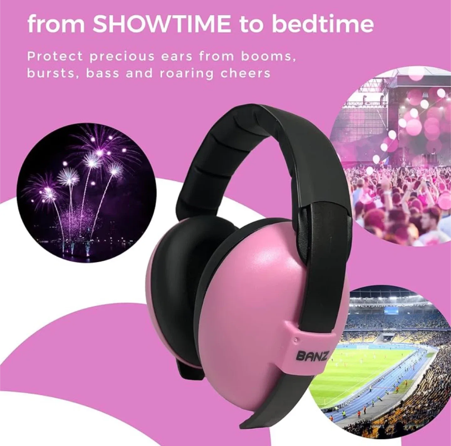 BANZ Kids Hearing Protection Earmuffs-purple image indicator(5)