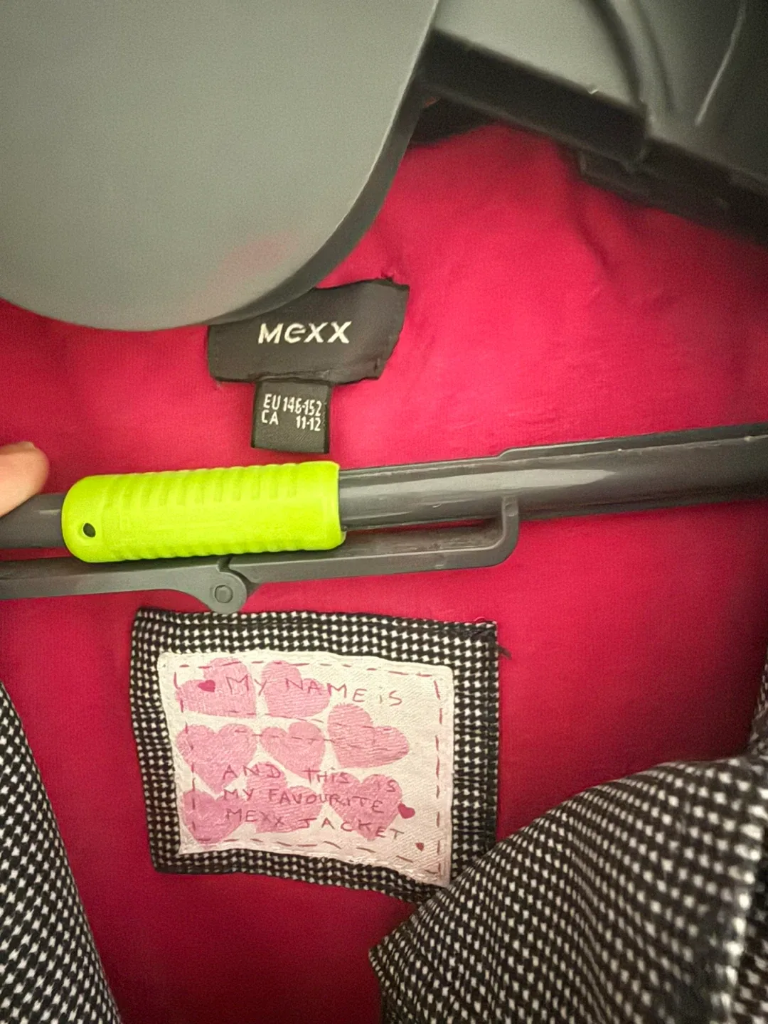 MEXX Grey & White Patterned Coat - Size 11-12 image indicator(3)