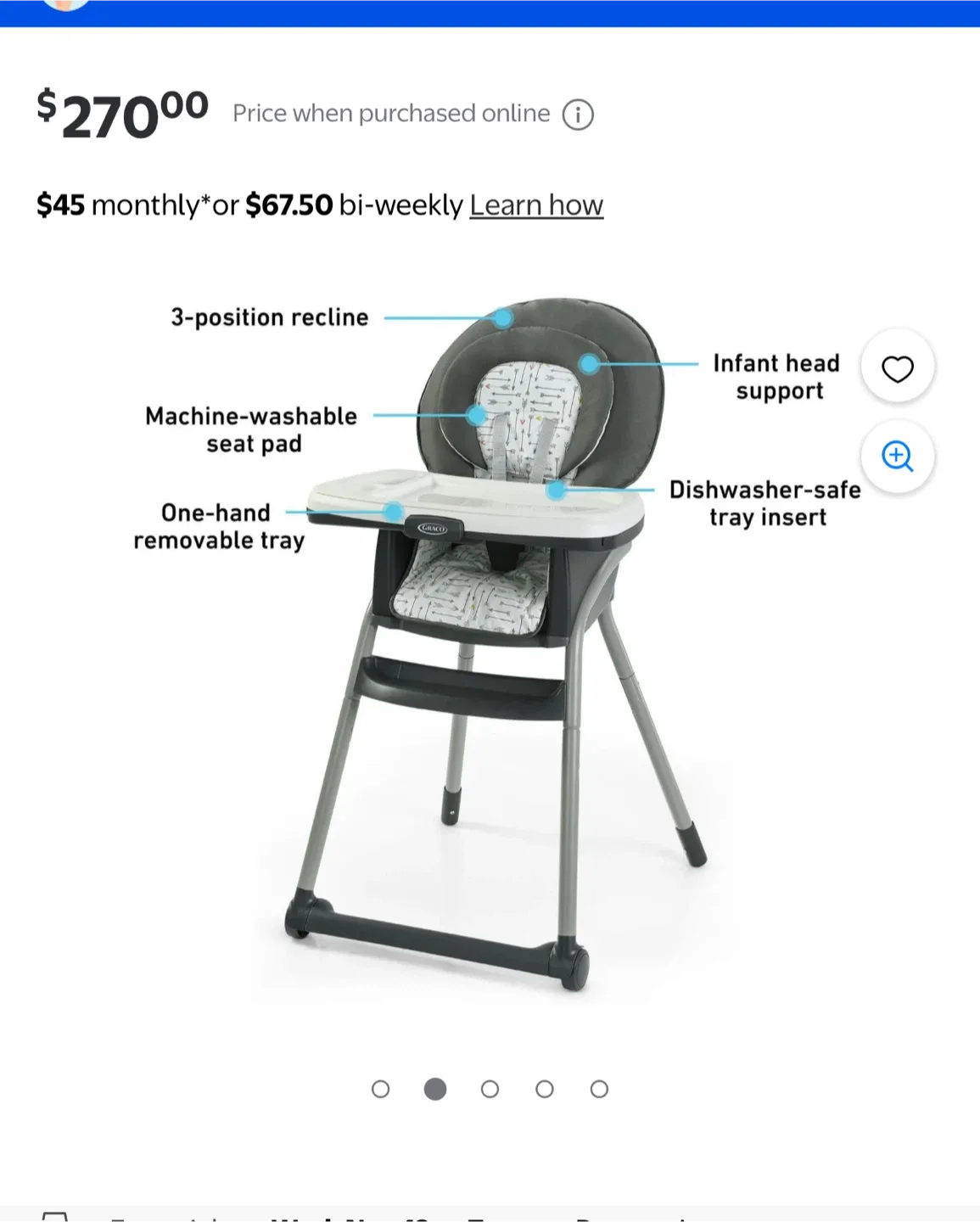 Graco High Chair image indicator(8)