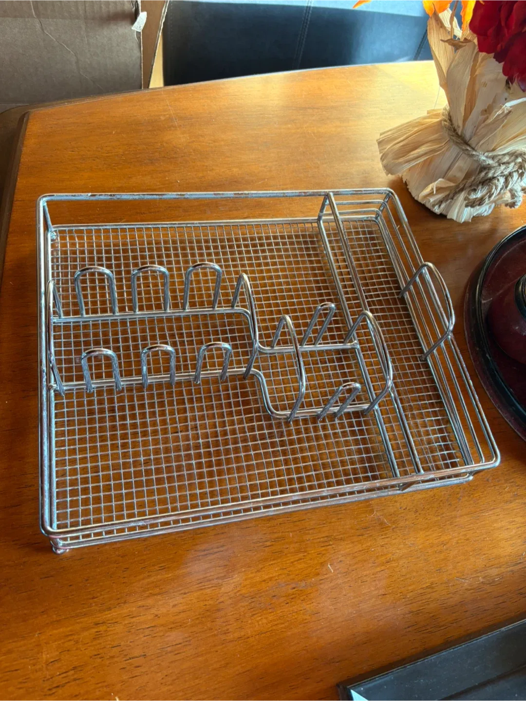 Silver Wire Dish Rack