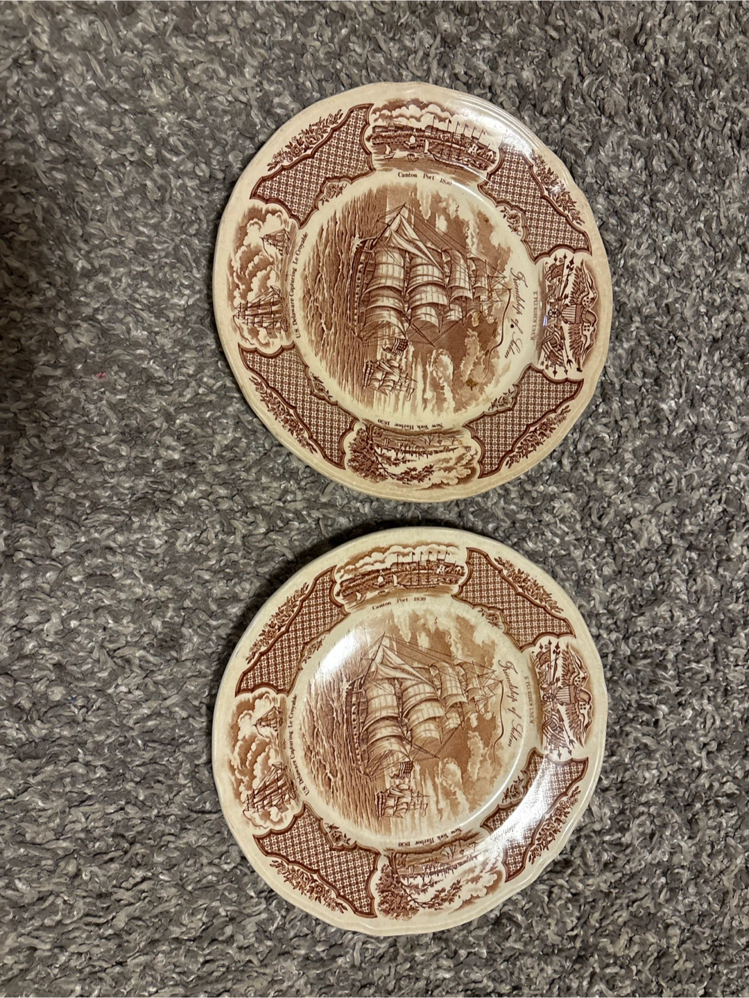 Fair Winds Plate - Alfred Meakin Staffordshire England - photo 2