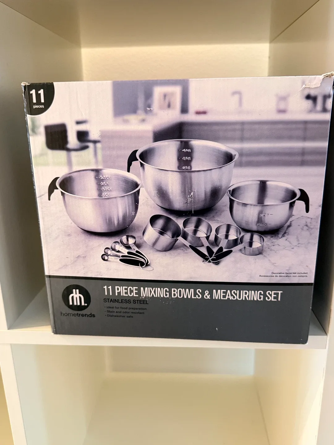 Holiday Gift-hometrends 11-Piece Mixing Bowls & Measuring Set image indicator(3)