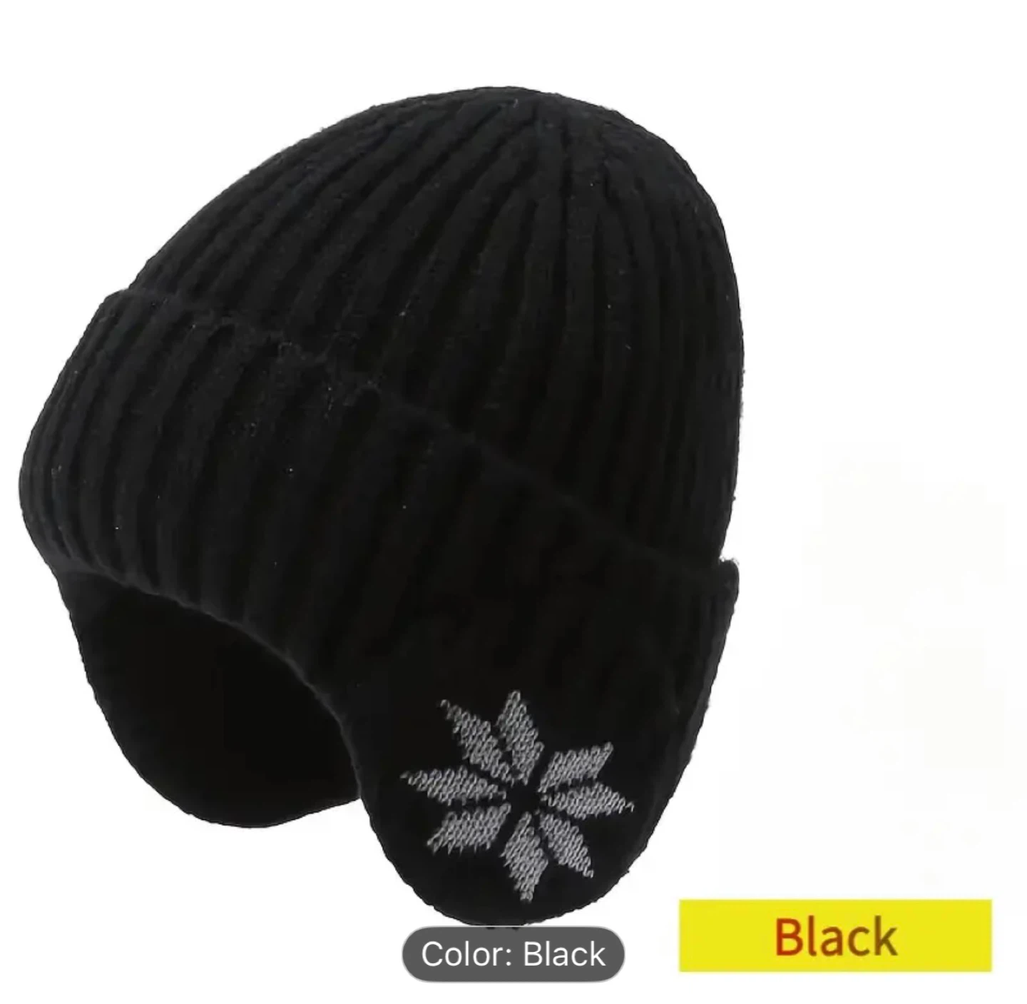 Unisex Winter Beanie Hat with Ear Flaps - photo 3