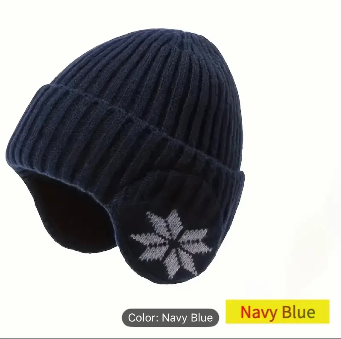 Unisex Winter Beanie Hat with Ear Flaps - photo 5