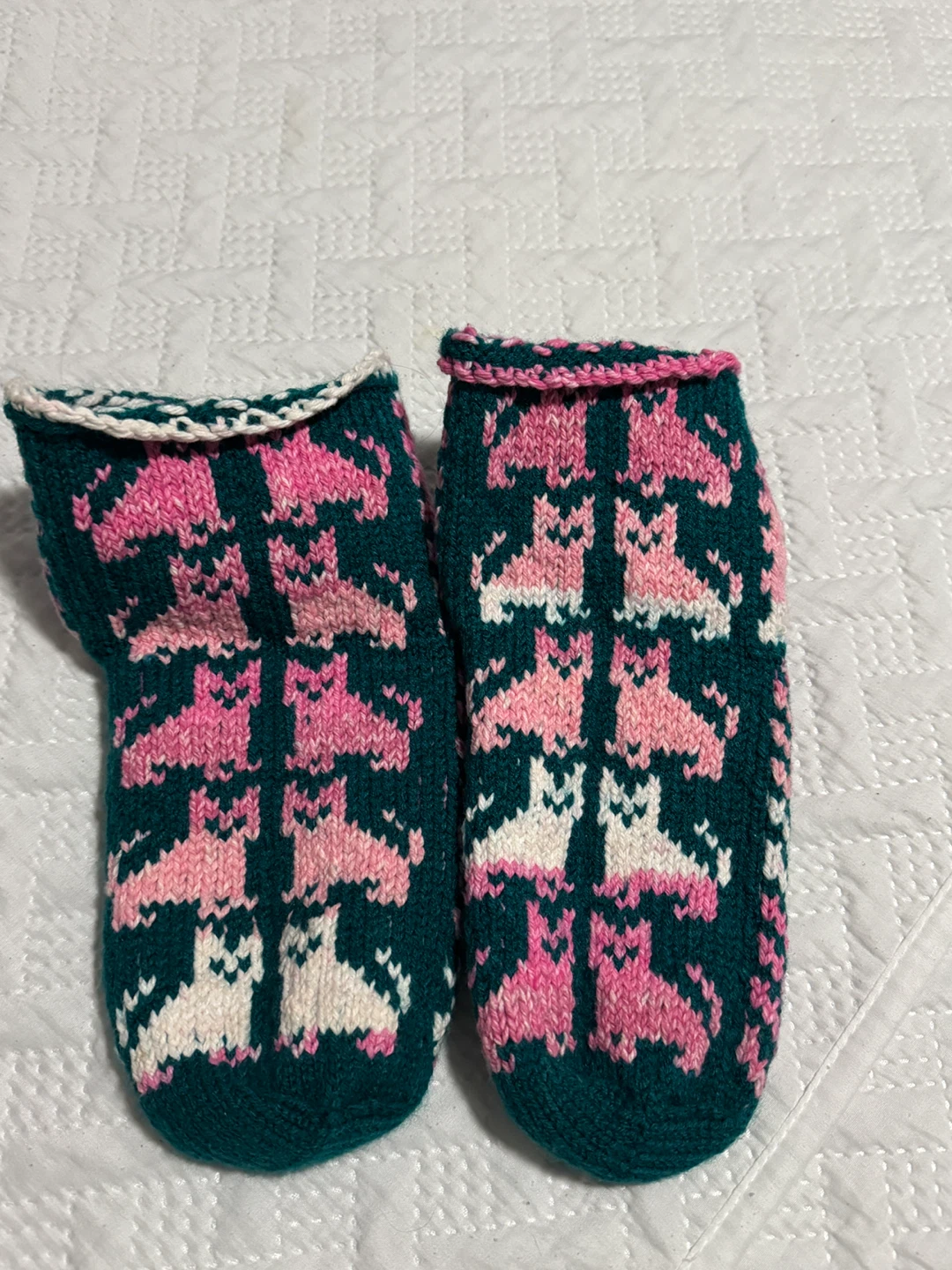 Handmade Knitted Adult Booties