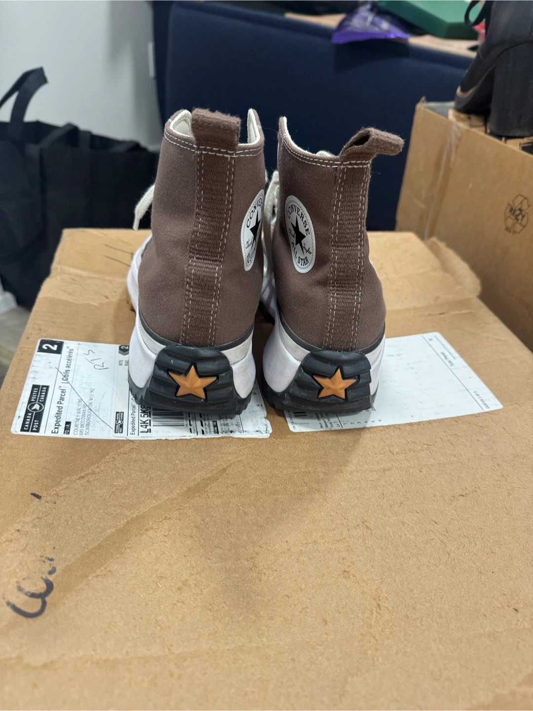 Converse Run Star Hike High Chocolate Size  8 - photo 2