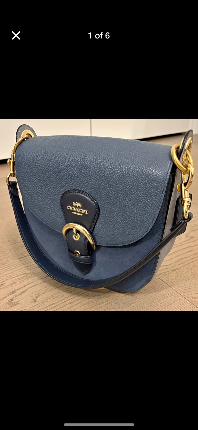 Coach Kleo Denim Multi Shoulder Bag