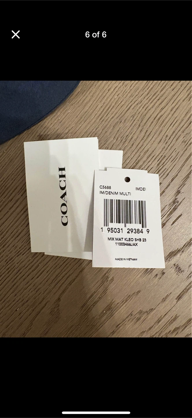 Coach Kleo Denim Multi Shoulder Bag - photo 4