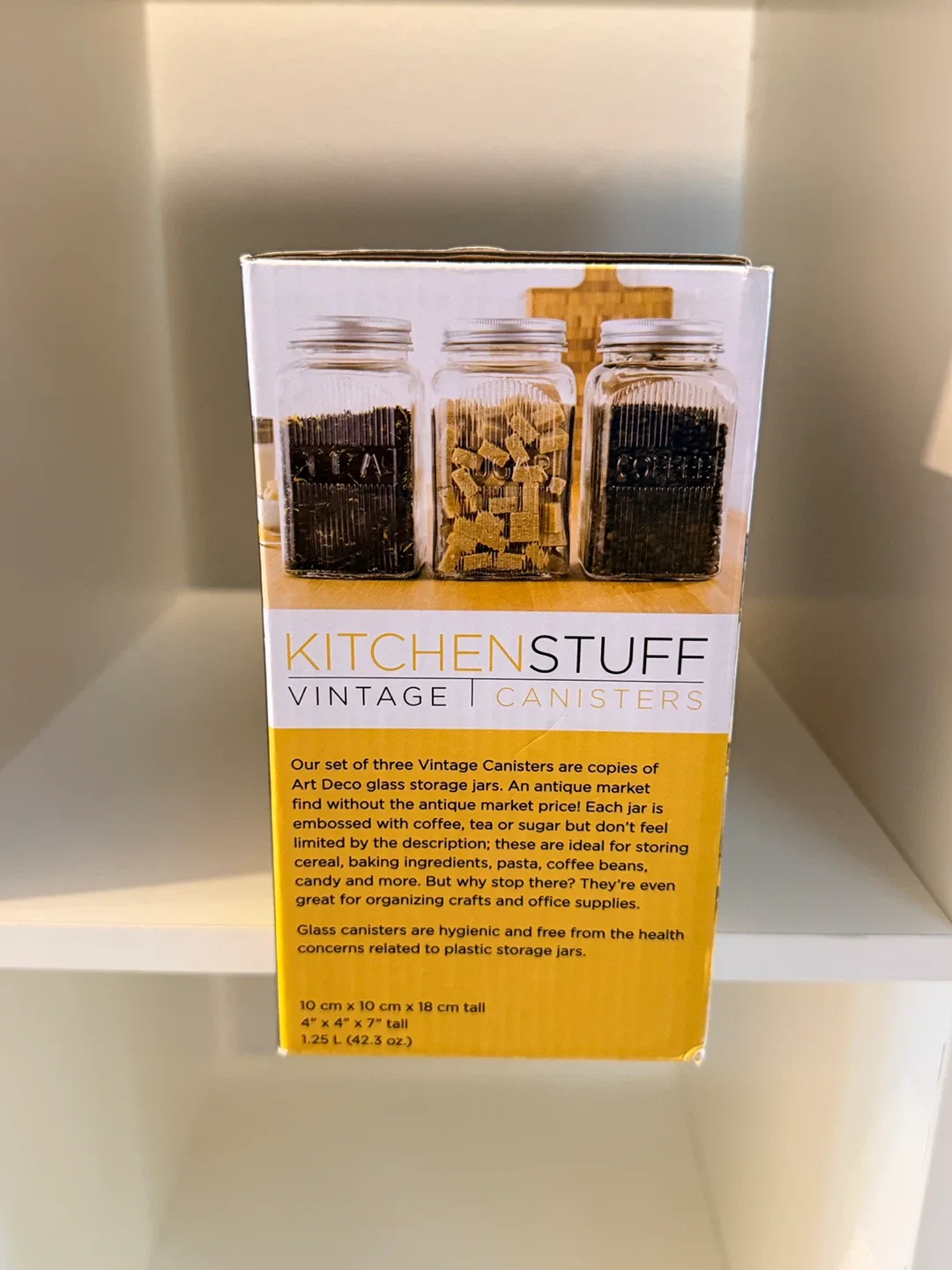 Holiday gift-Kitchen Stuff Vintage Canisters - Set of 3 image indicator(2)