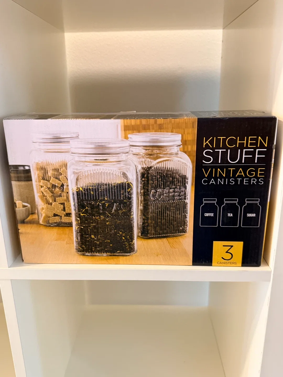 Holiday gift-Kitchen Stuff Vintage Canisters - Set of 3 image indicator(3)