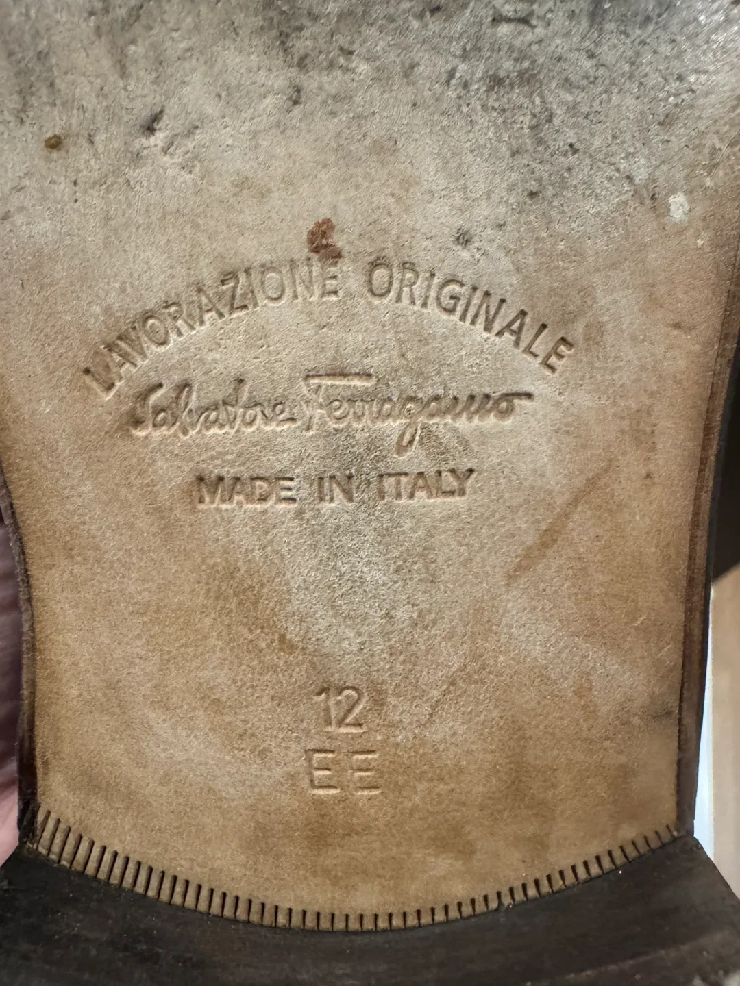 Salvatore Ferragamo Leather Dress Shoes - Size 12 EE image indicator(4)