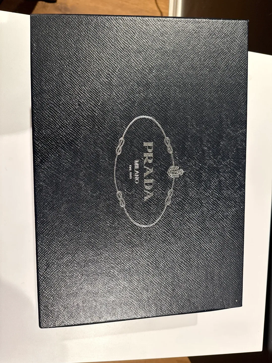 Prada Calzature Uomo Black Leather Shoes - Size 13 image indicator(6)