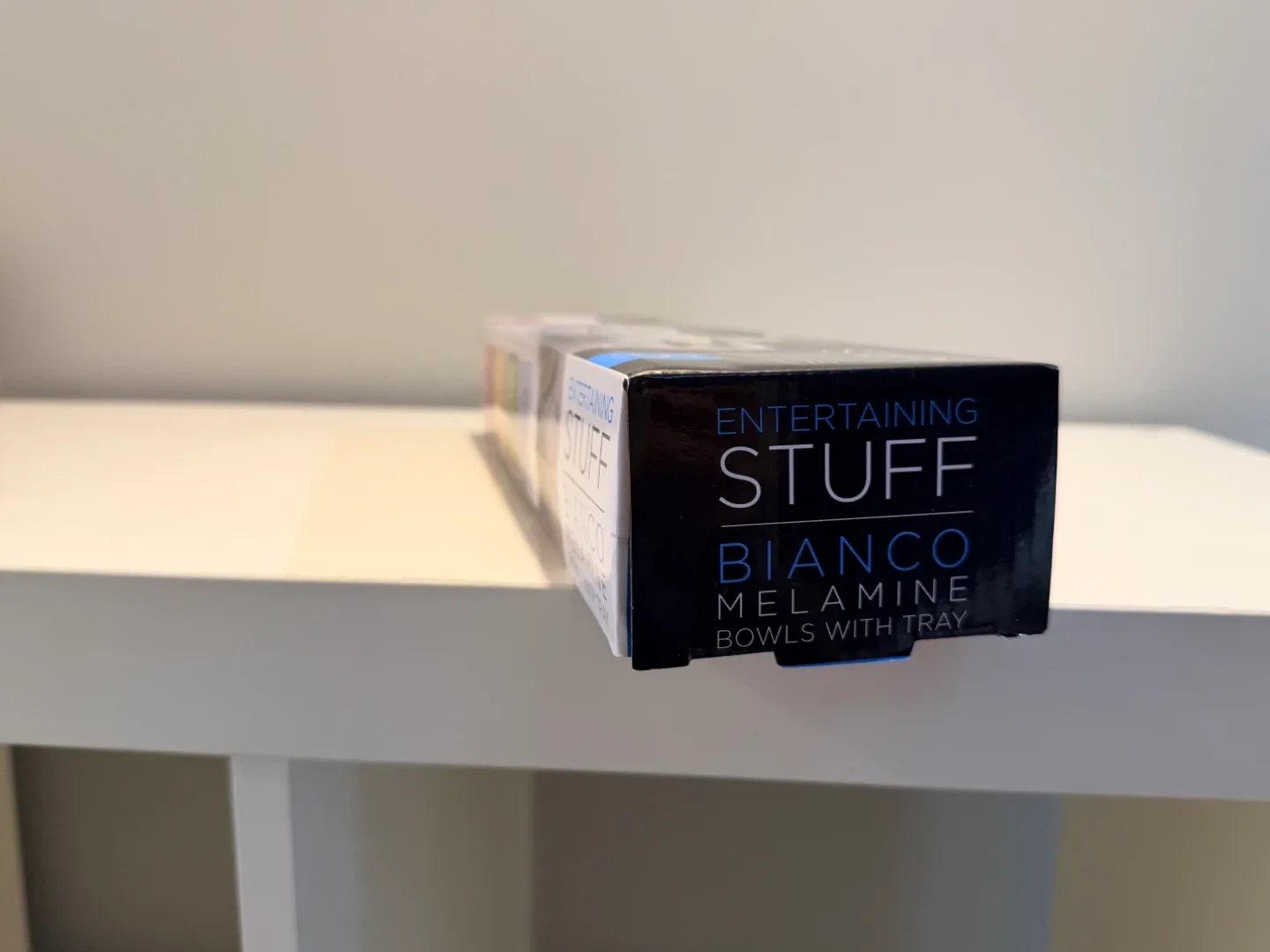 Holiday Gift-Entertaining Stuff Bianco Melamine Bowls with Tray image indicator(3)