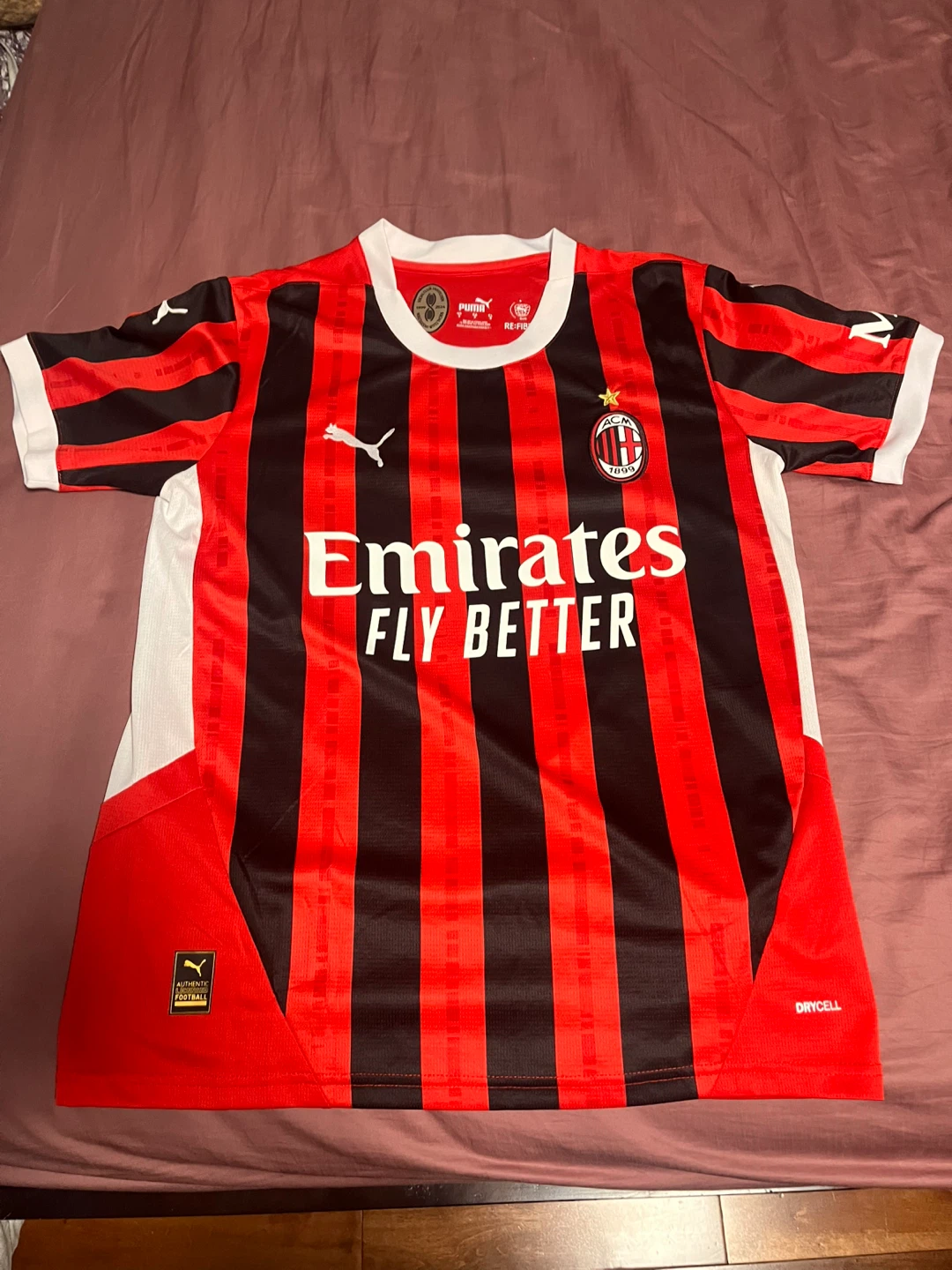 Puma AC Milan 125 years edition Rafa Leao Jersey - Size S
