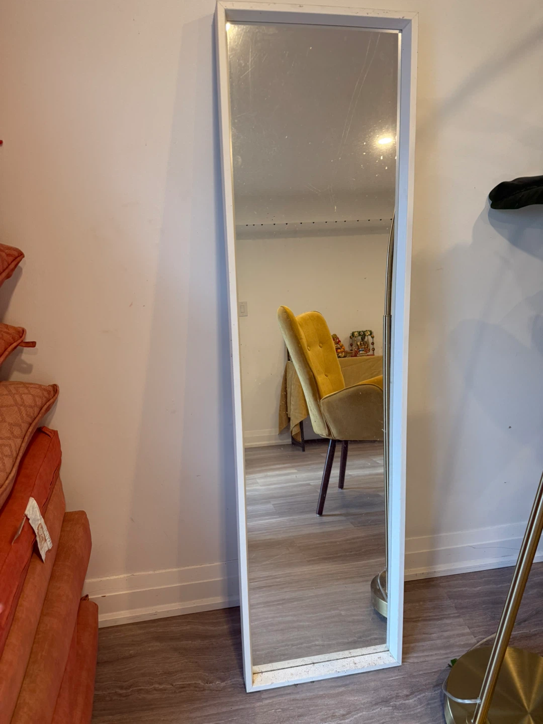 Full Length Mirror - White Frame - photo 2