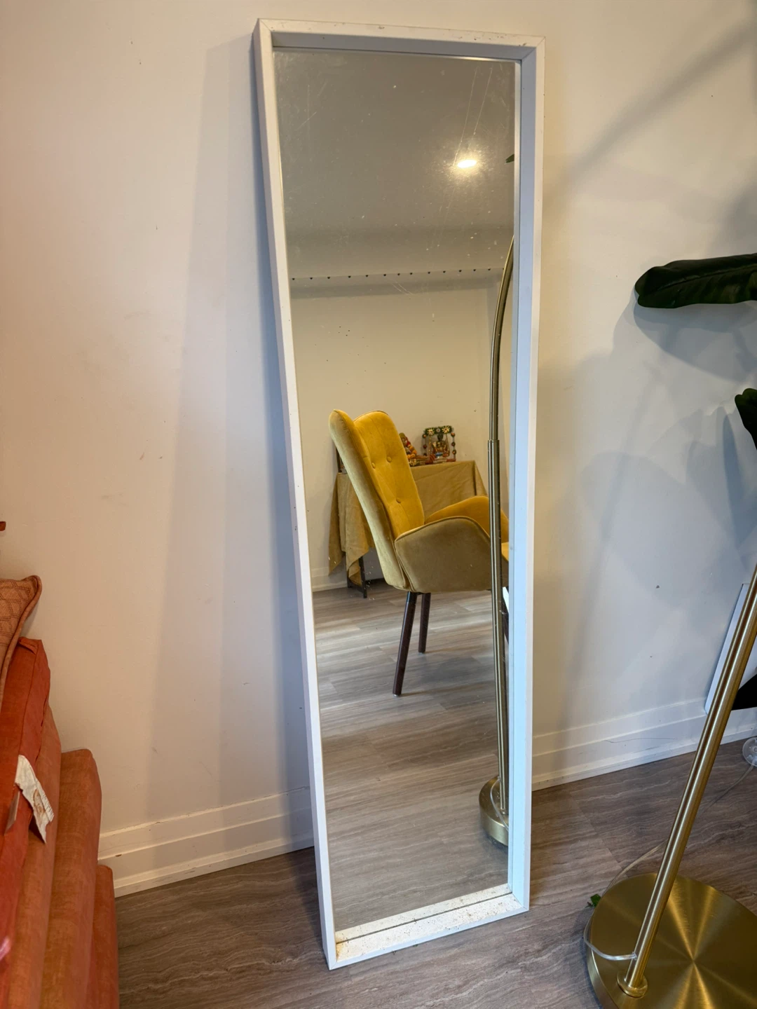 Full Length Mirror - White Frame