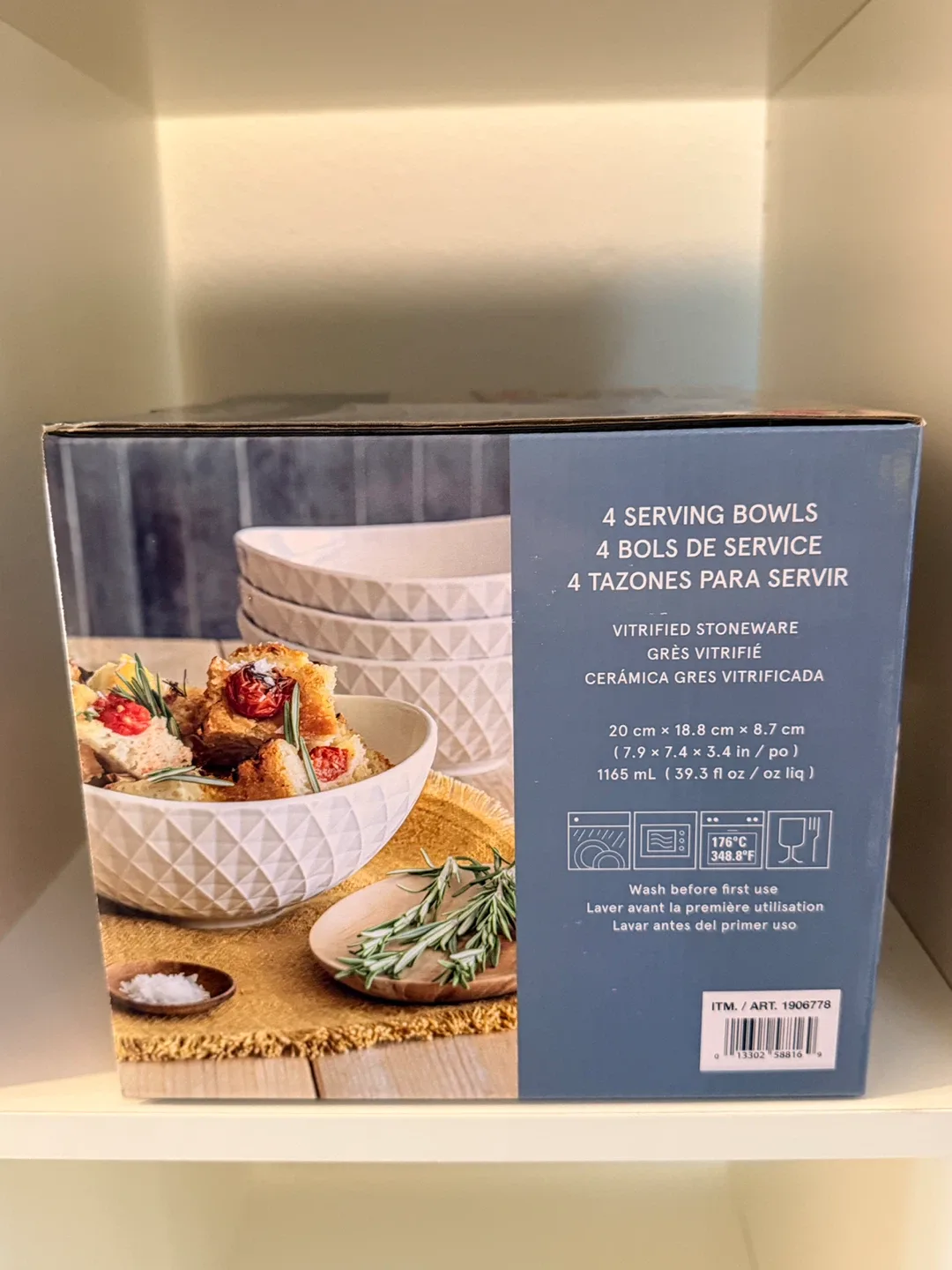 Holiday Gift- Over&Back Serving Bowls - 4 Piece Set image indicator(3)